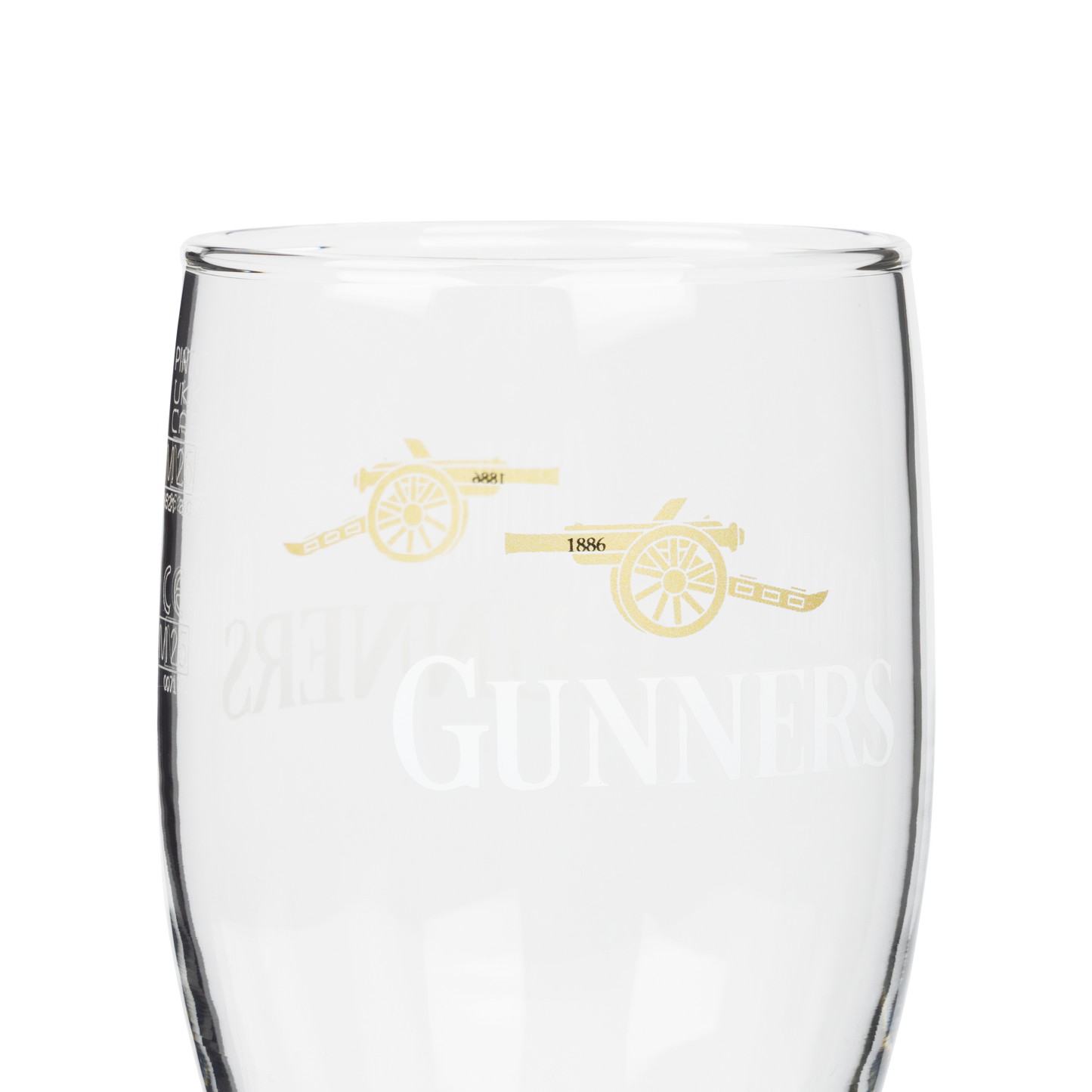 'Gunners' Pint Glass