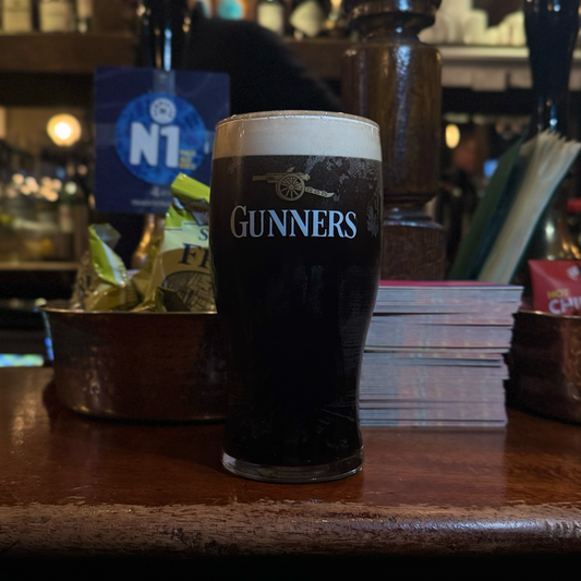 'Gunners' Pint Glass
